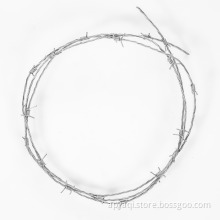 1.6mm 2.0mm Galvanized Twisted Barbed Wire
